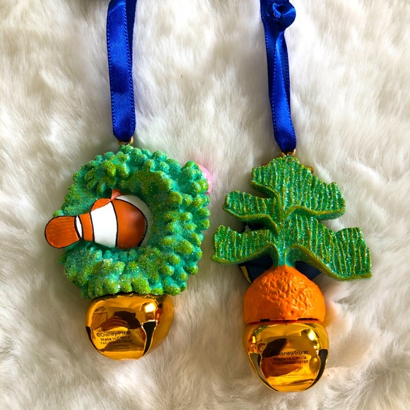 Disney Parks Finding Nemo Dory and Nemo Christmas Bell Ornament Set - Picture 5 of 7